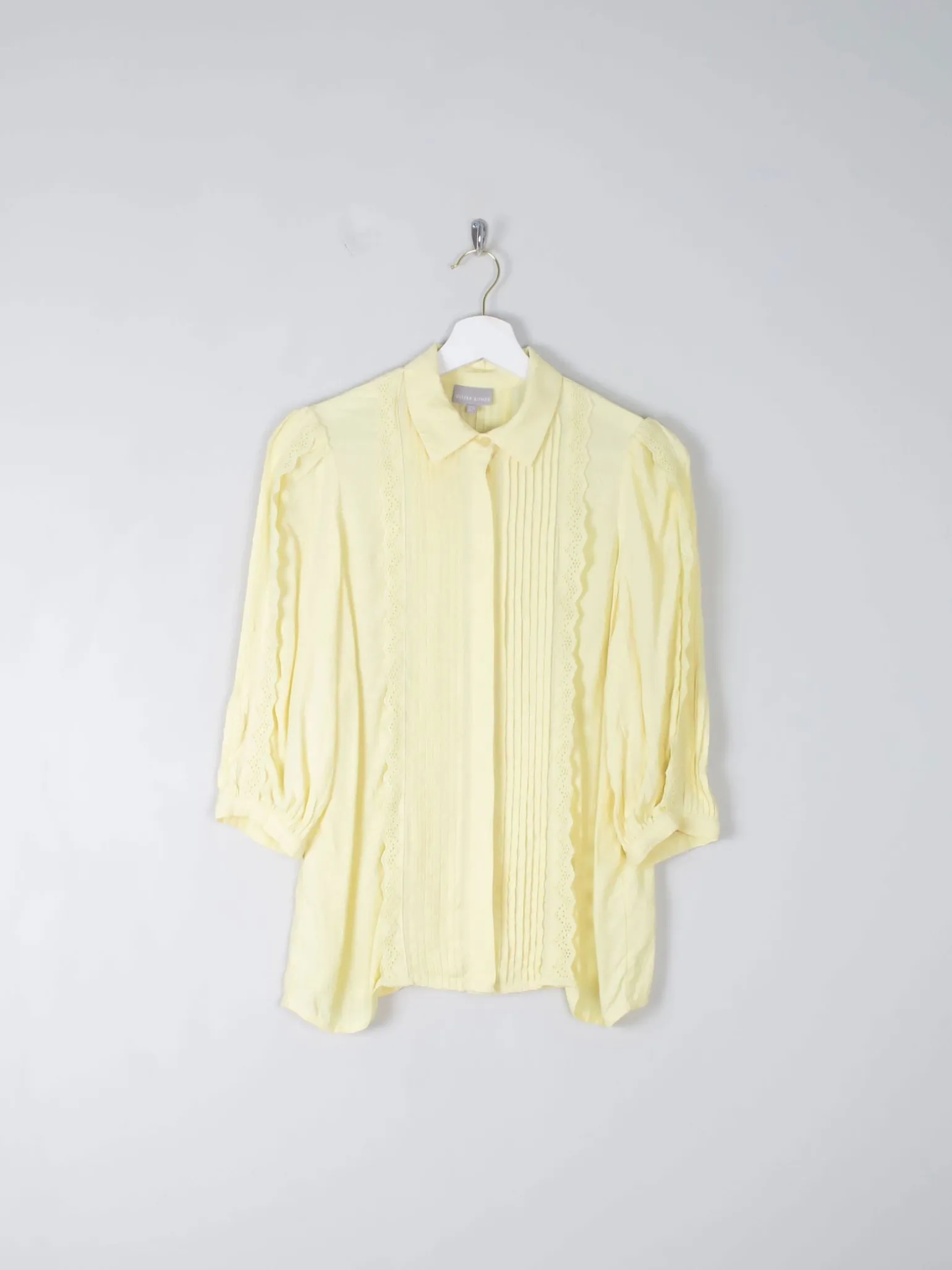 Yellow Oliver Bonas Frilly Blouse 8