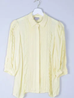 Yellow Oliver Bonas Frilly Blouse 8