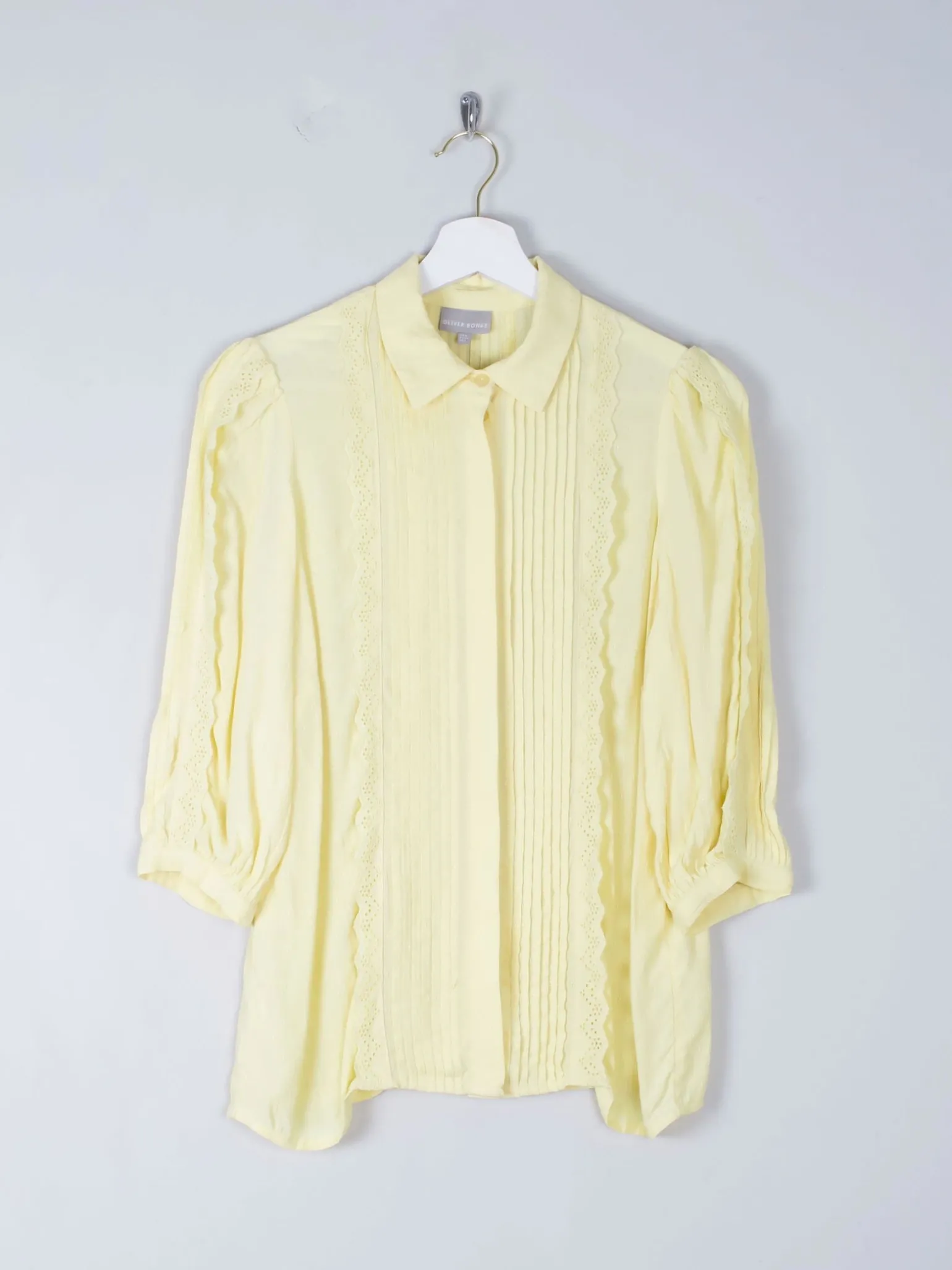 Yellow Oliver Bonas Frilly Blouse 8